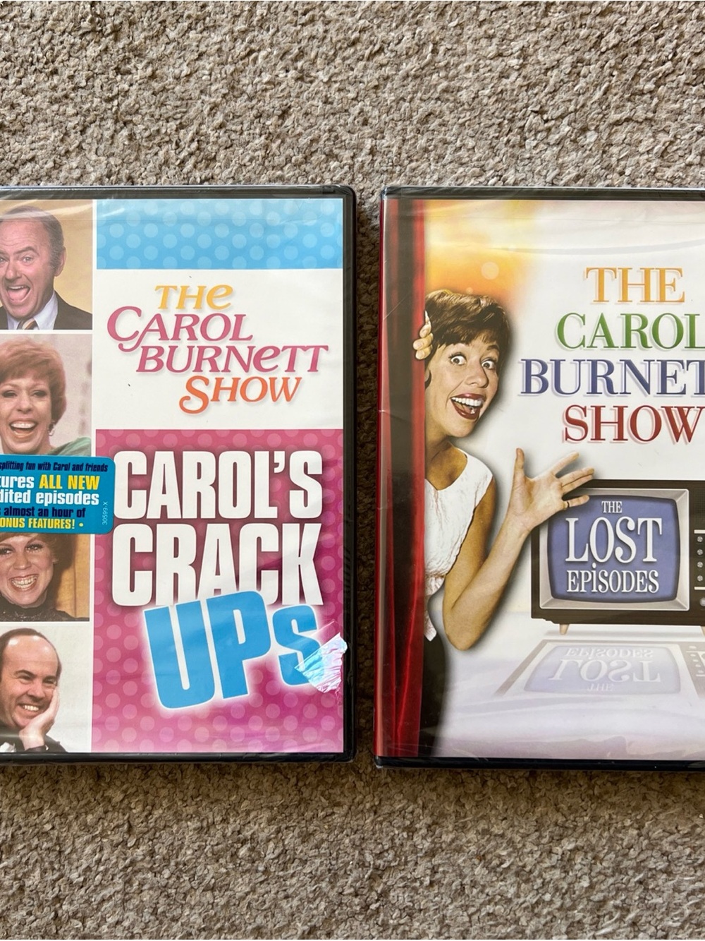 The Carol Burnett Show: Carol's Crack Ups & The Lost Episodes (DVD) Sealed